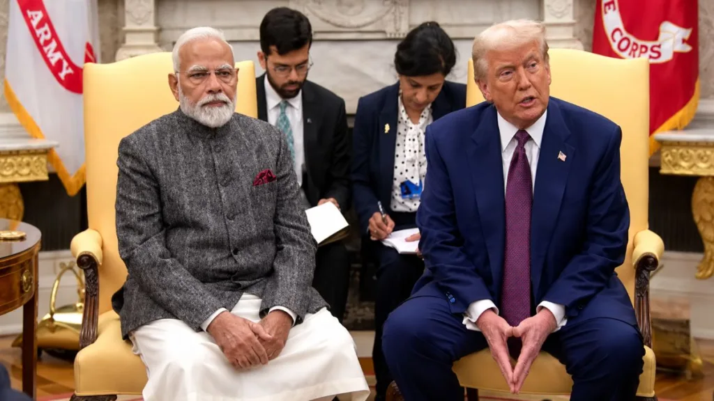 Narendra Modi Donald Trump India War Traffis